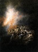 Francisco de Goya Fire at Night oil painting on canvas